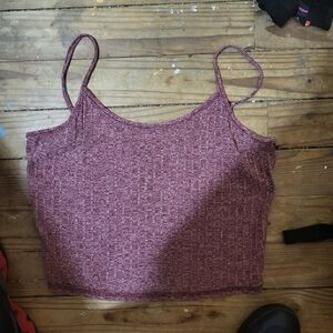 Women's Maroon Spaghetti Strap Top